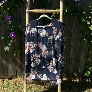 Flora sheer cover up